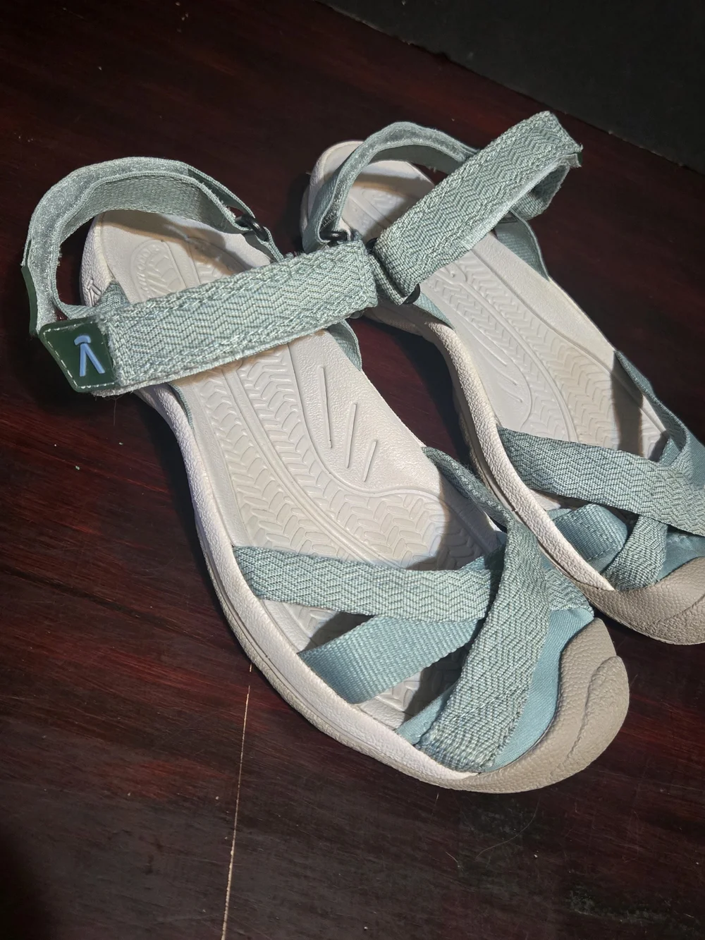 Keen Bali Strap Womens 7 Blue Strappy Closed Toe All Outdoor Hike Water Sandals